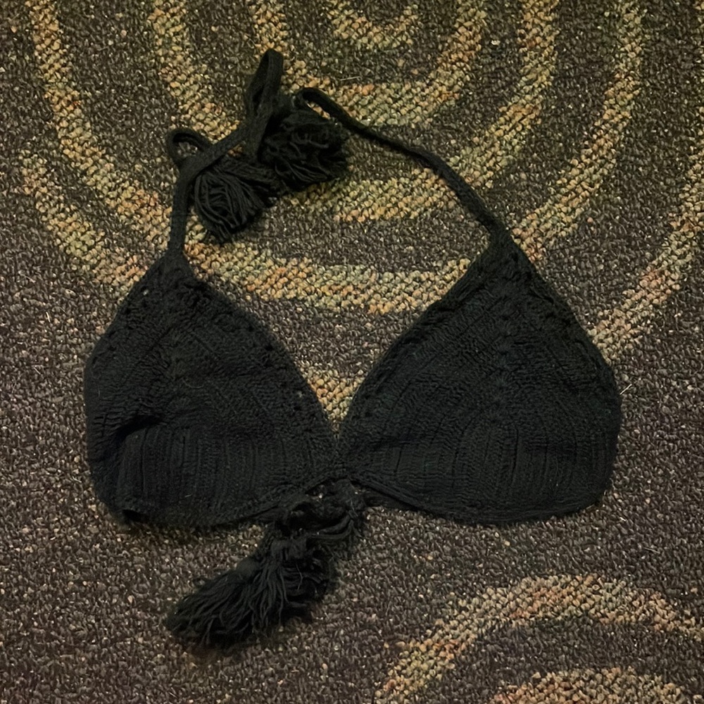 Crochet Aerie bikini top
